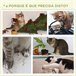 Arranhador para Gatos Aglomerado de Madeira, Pelúcia e Sisal Multicor