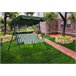 Balanço de gangorra 3 lugares. Móveis de jardim e terraço Cinza