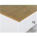 Beliani Mesinha de cabeceira WINGLAY Branco