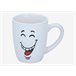 Caneca SONRISAS sortido 300ml material de grés Branco