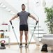 Conjunto de Elásticos de Resistência com Acessórios e Guia de Exercícios TRIBAINER Preto