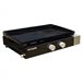 Cook'in Garden - Plancha a gás FINESTA 2B - 2 queimadores 5kW Preto