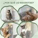 Arranhador para Gatos Aglomerado, Pelúcia e Sisal PawHut Cinza