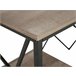 Beliani Mesa de apoio FORRES 56x56 Castanho