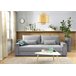 Sofá-cama PIA 3 lugares com arca cinzento Cinza