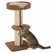 Arranhador para Gatos Aglomerado de Madeira, Poliéster e Sisal Castanho