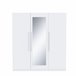 Roupeiro HELEN portas batentes 2 espelhos 227x212cm Branco