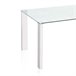  Mesa de jantar Valya 150x90 Transparente