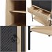 Aparador alto Tysnes com 2 portas Carvalho