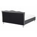 Beliani Cama com estrado Veludo METZ 168x217 Cinza Escuro