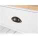 Beliani Carrinho de cozinha NAVARINO 120 Branco