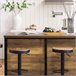 Aparador de jantar com 2 portas 4 compartimentos KNL01-F SoBuy Castanho