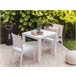 Beliani Cadeira de jardim FOSSANO Branco