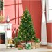 Árvore de Natal Artificial PVC, Metal HOMCOM, casa - natal Verde