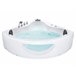 Banheira de interior Beliani TOCOA 138x190 Branco