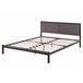 Beliani Cama com estrado Aço CLAMART 167x210 Bege