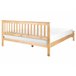 Beliani Cama com estrado Pinho MAYENNE 189x208 Castanho