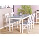 Beliani Conjunto de comedor MOANA Branco