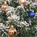 Árvore de Natal Artificial PVC, Serapilheira e Cimento HOMCOM Multicor