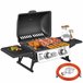 Barbecue a Gás Aço e ABS Outsunny Preto