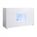 Aparador Sala de estar e jantar 3 portas LED Luke A2 120 Aparador Sala de estar e jantar 3 portas LED Luke A2 120 Branco
