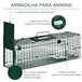 Armadilha para Animais Vivos Aço Outsunny Verde