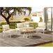 Beliani Conjunto lounge Aço MONTESILVANO Bege