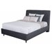 Cama MAJESTIC 150x190 cm cinza Cinza