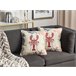 Beliani Almofada decorativa KELP Bege
