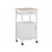 Beliani Carrinho de cozinha SIENA 48 Branco