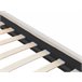 Beliani Cama com estrado Veludo BAYONNE 151x212 Branco/ Bege