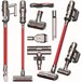 Aspirador de escoba Puppyoo® T12 HOME inalámbrico Preto