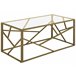 Beliani Mesa de centro ORLAND 50x100 Dourado