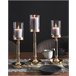 Beliani Candelabro ABBEVILLE Preto/ Dourado