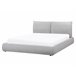 Beliani Cama Poliéster VINAY 176x233 Areia