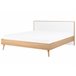Beliani Cama com LED MDF SERRIS 188x215 Castanho