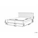Beliani Cama com estrado Pinho MAYENNE 149x208 Castanho