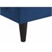 Beliani Chaise longue versão à direita Veludo LUIRO Azul Marino