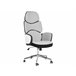 Beliani Silla de oficina SPLENDID Cinza Claro
