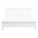Beliani Cama com estrado Pinho MAYENNE 149x208 Branco