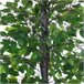 Árvore Artificial Ficus PE, PP, cimento e algodão lustroso Verde