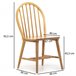  Conjunto de 2 cadeiras de jantar Clarck Carvalho
