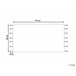 Beliani Pelos curtos AGADIR 80x150 Branco/ Bege