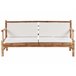 Beliani Conjunto lounge Madeira de bambu RICCIONE Castanho