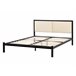 Beliani Cama com estrado Aço CLAMART 147x210 Bege