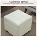 Apoio para os Pés Poliéster HOMCOM, casa - quarto Cru