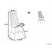 Beliani Silla de comedor BURBANK Branco