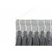 Beliani Decoração de parede em tecido JIWA Cinza Claro