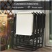 Conjunto de Móveis de Jardim Aço e Textilene Outsunny Cru