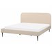 Beliani Cama com estrado Bouclé FLAYAT 193x215 Bege